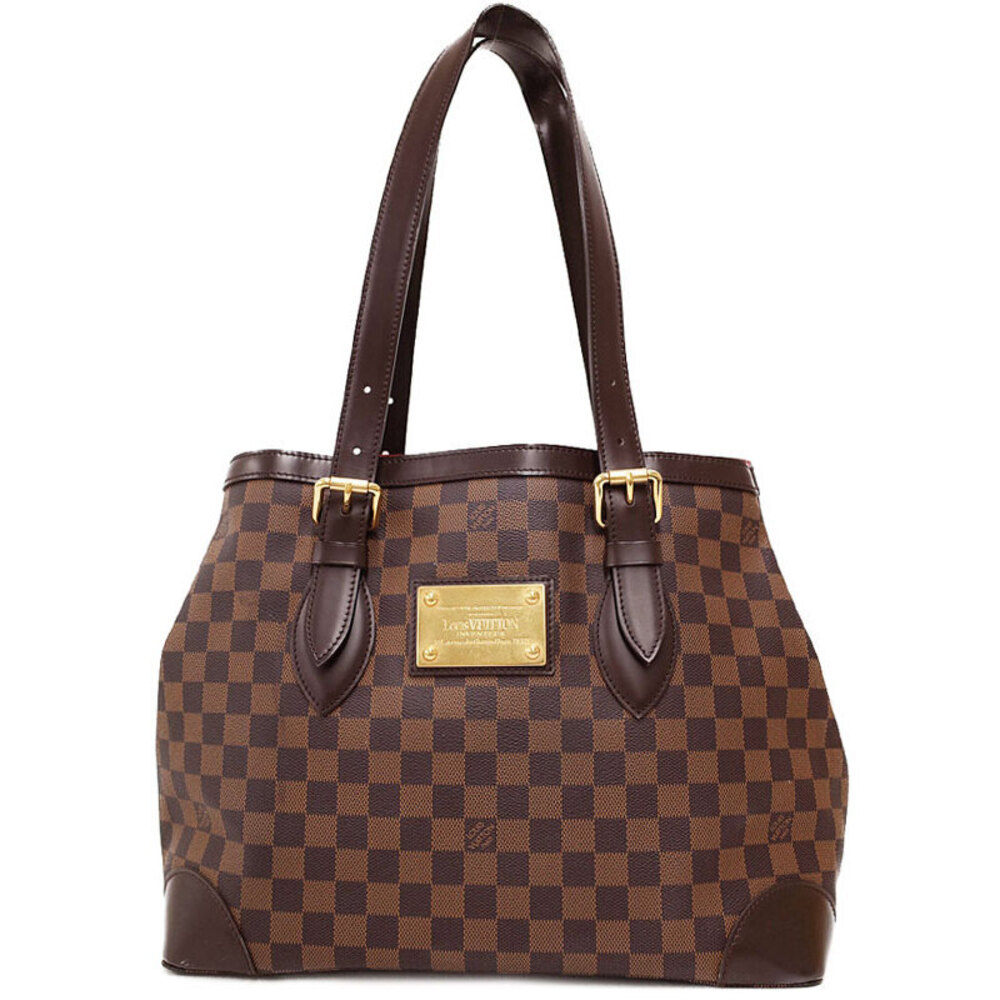 Louis Vuitton Hampstead Damier Bag Ebene Brown Tote - Picture 2 of 8
